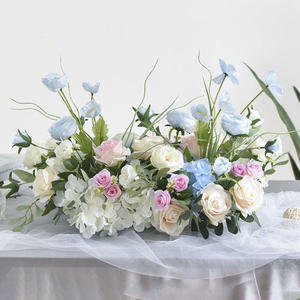 Gran oferta realista terciopelo rojo solo Rosa Artificial Real Touch rosas ramo flor para jardín para el Día DE LA Madre y Navidad - Product Image 4