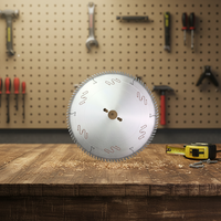 Lame de scie à circuit imprimé en nitrure ultra-dur PCD de 18 pouces, qualité industrielle, outil de coupe pour aluminium, alliage, béton et bois de 1/2 pouce, OEM
