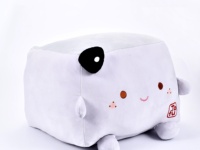 Peluche super douce de 40 cm, série Anime Tofu Love Language, personnalisable, en coton PP brodé, anti-stress, vente en gros