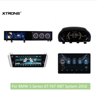 XTRONS - Kit de rétrofit pour l'intérieur de voiture - Écran double 10,25 pouces - Panneau de commande de climatisation - Tableau de bord - Moniteur pour appuie-tête et siège arrière pour BMW Série 5