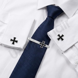 Ensemble de boutons de manchette et pince à cravate Uzair Umair OES, qualité supérieure, cadeau religieux, anniversaire et événements - Product Image 3