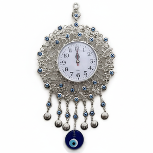 Catégorie Produit ORNEMENT MURAL VERRE EVIL EYES 22X42 CM Horloges murales - Product Image 2