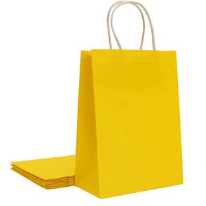 Bolsas de Regalo de Papel Kraft con Asas, Bolsas para Tiendas Minoristas, Bolsas para el Día de San Valentín, Navidad, Fiestas, Bolsas de Papel para Regalos Festivos - Product Image 1