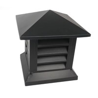 Grille de ventilation carrée moderne en acier galvanisé pour toit, cheminée, résistante à la pluie et au vent, pour villa