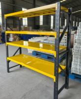 Étagère de Rangement Industrielle Robuste, Étagère Métallique de Qualité Supérieure, Fabrication d'Usine, Étagère en Acier pour Entrepôt