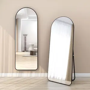 Arched Manufacturers Full-length Dormitory Dressing Wholesale Household Full Body Bedroom Rectangular Shower Hanging Wall Mirror