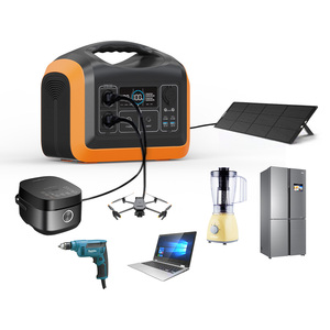 Factory Outdoor Lifepo4 Battery Mobile Tragbare Powerstation 1000w Solar Generator 1200w 220v Portable Power Bank Station - Product Image 1