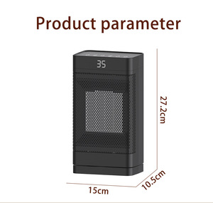 Portable Electric PTC Fan Heater Bathroom Living Room Fixed Constant Temperature Shake <b>Head</b> Remote Control House Warmer Machine - Product Image 5