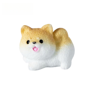 Ornements de jardinage miniatures mignons et de style dessin animé KI Huacui, figurines en résine de Samoyed, Border <span class=keywords><strong>Collie</strong></span>, Bichon Frisé - Product Image 5