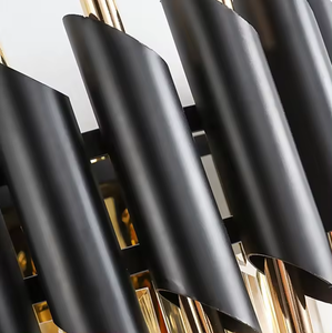 New Arrival Interior Decoration Led <b>Modern</b> Wall <b>Lamp</b> Gold Black Glass Crystal Bedside Wall Sconce - Product Image 5