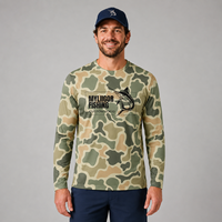 Chemise de pêche OEM UPF 50+ à manches longues, séchage rapide, pour vêtements de pêche personnalisés