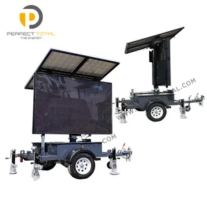 P8 tiết kiệm năng lượng đầy đủ màu sắc năng lượng mặt trời Powered xách tay biến tin nhắn dấu hiệu Powered LED dấu hiệu cho Úc - Product Image 4