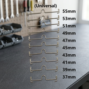 Barre palatale dentaire orthodontique en résine et acier, à actionnement manuel, avec tailles de 39 mm à 55 mm - Product Image 3