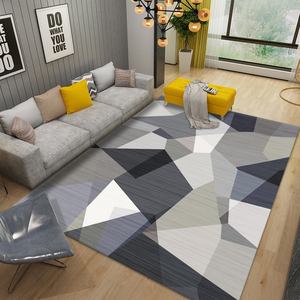 Tapis à poils longs en microfibre, moquette Super doux épais et confortable, personnalisé, lavable, en velours cristal, pour fenêtre de salon et baie vitrée - Product Image 2