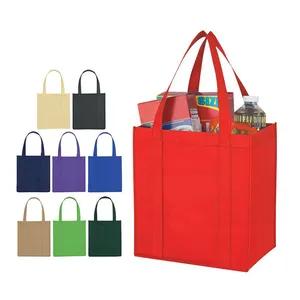 Bolsa para compras, atacado, barata, printable, em massa, pp, não tecido, superfície, bolsa de merceiro/eco personalizável