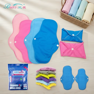 Toallas Sanitarias Reutilizables Económicas, Suaves y Cómodas, Toallas Menstruales Lavables con Bolsa de Almacenamiento Gratis - Product Image 6