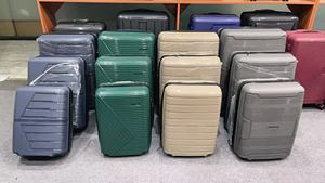 Nouvelle conception, 12 pièces, ensembles de bagages de voyage urbains semi-finis SKD, collection de valises de luxe en PP, vente en gros d'usine - Product Image 5