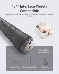 Perche à selfie télescopique TELESIN 90cm / 120cm / 150cm pour <span class=keywords><strong>GoPro</strong></span> / Insta360 / caméra d'action <span class=keywords><strong>DJI</strong></span>, stabilisation de la caméra - Product Image 3