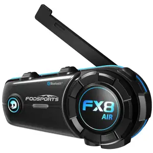 2 cavaliers FX8 AIR Fodsports 1000m casque de moto interphone interphone bluetooth casque de moto interphone casque 2 voies