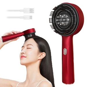 Masajeador Eléctrico Inalámbrico, Aplicador Preciso de Aceite, Masajeador de Cuero Cabelludo Shiatsu, Cepillo Masajeador para el Crecimiento del Cabello - Product Image 1