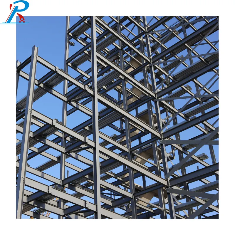 جودة عالية مسبقة الصنع منخفضة التكلفة هيكل فولاذية للتسوق مركز بناء فندق مركز بناء الهيكل الصلب قبل هندستها