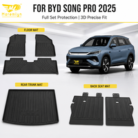 Tapis de sol Champion pour BYD Song Pro 2025, imperméables, antidérapants, en cuir, couverture complète, accessoires auto