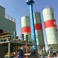 Línea de calcinación de materiales de construcción automática Alpha, unidad de fabricación de polvo de yeso, máquina de enlucido, producción de polvo innovadora