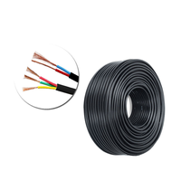 Cable Eléctrico Flexible KVV con Conductor de Cobre, Tipo Royal Cord, RVV de 2, 3, 4 y 5 Núcleos, 0.75, 1, 1.5, 2.5, 4 y 6 mm, Cable de Alimentación