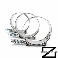 Vente en gros de boulons en acier inoxydable 304 avec collier de serrage pour tuyau, tension constante, pour tuyau de suralimentation d'intercooler turbo, sans fuite, sur mesure OEM