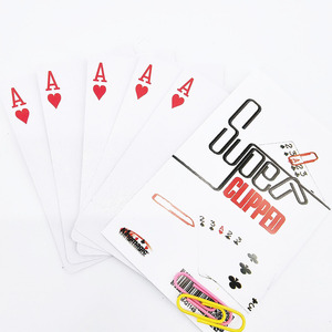 Ensemble de cartes magiques G1149 Paperclip, tours de cartes Kingmagic, accessoires de magie, performance de close-up - Product Image 1