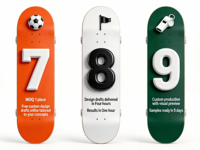 Planche à roulettes en érable canadien 7 plis, production sur mesure, haute vitesse, avec roulements ABEC-9, vitesse maximale 45 km/h - OEM/ODM, MOQ 1 pièce accepté
