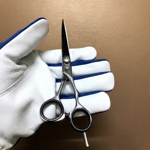 Professional <b>Barber</b> Scissors Stainless Steel Straight <b>Blade</b> Unique Design - Product Image 1