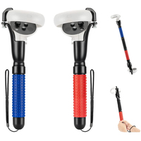 Accessoires de Golf VR pour Oculus Quest 2, Extension de poignée de contrôleur pour jouer au Beat Saber Golf Club Tennis pour Quest 2