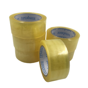 48mm Width*66m Length Yellow Bopp Packing Tape <strong>Packband</strong> From Manufacturer Direct Sale - Product Image 3