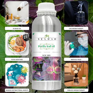 น้ำมันหอมระเหยใบงาธรรมชาติบริสุทธิ์สำหรับน้ำมันหอมระเหยไร้เปลวไฟ100% พรีเมี่ยม - Product Image 5