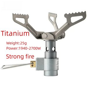 SOLO WILD <span class=keywords><strong>3000T</strong></span> 25g ultra-léger extérieur Portable haute qualité <span class=keywords><strong>BRS</strong></span> alliage de titane pliant Camping Mini gaz randonnée <span class=keywords><strong>réchaud</strong></span> - Product Image 1