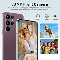 Teléfono Inteligente S26 Ultra de 7.3 Pulgadas, 22GB+2TB, Desbloqueado, Pantalla Grande, Android 15, Doble SIM, para Juegos