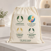 Sacs à poussière en toile personnalisés en gros avec cordon de serrage pour sacs à main, bijoux, vêtements, chaussures, sacs à main de luxe, sacs à poussière à cordon pour robes