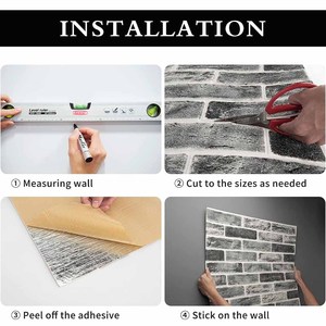 Paneles de <span class=keywords><strong>Pared</strong></span> de Piedra al por Mayor, Tablero de Aislamiento <span class=keywords><strong>para</strong></span> Paredes Exteriores, Adhesivo de Papel Tapiz de PVC - Product Image 5