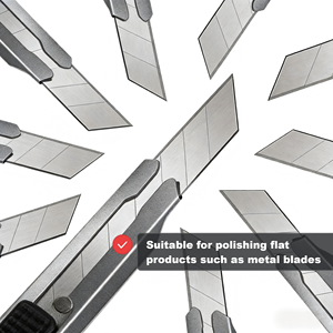 JINZHU 1000mm Doppelband-Trockenschleifer Automatische Flachstangen-Poliermaschine für Edelstahl, Messing, Aluminium - Product Image 6