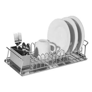 Stainless steel kitchen small dish rack wire Metal dish drying rack