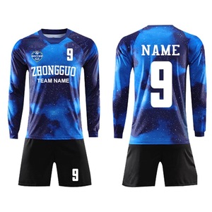 Conjunto de Uniforme de Fútbol Profesional Personalizable, Cuello Redondo, Manga Larga, Transpirable, de Secado Rápido, para Todas las Temporadas, Entrenamiento de Club - Product Image 5