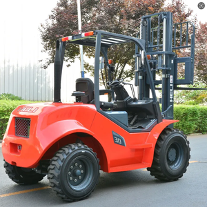Mini chariots élévateurs 4x4 de 3 tonnes avec déplaceur latéral, Montacargas Chinos, Boîte de vitesses, Carretilla Elevadora Chine - Product Image 1