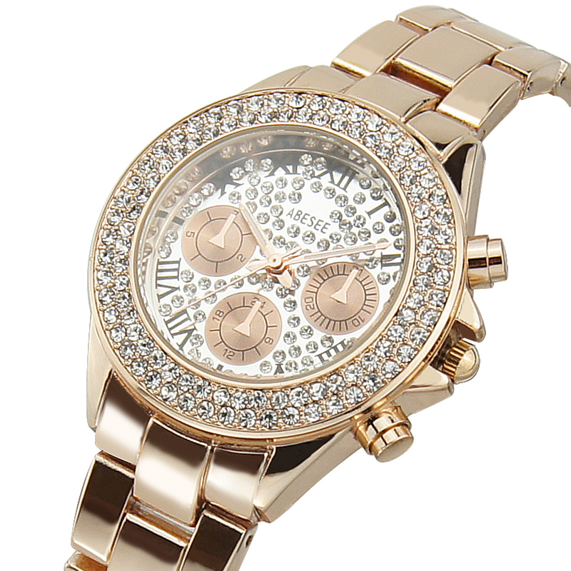 Custom New Style Diamond Watches Luxury Wrist Women Watch