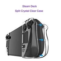 2025 étui en cristal détachable pour accessoires de pont à vapeur de coque de protection de pont à vapeur étui transparent pour pont à vapeur