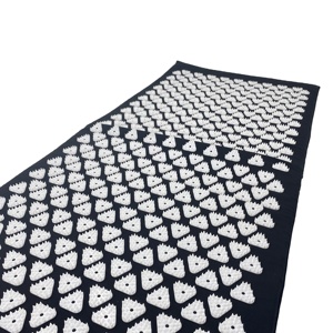 Nieuwe Hengyue CC-03 Eco Natuurlijke Groothandel ABS Spikes Linnen Acupressuurmat en Kussenset met Tas - Product Image 3
