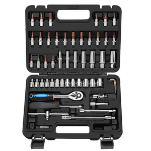 Set di 53 Pezzi per Riparazione Auto con Chiave <span class=keywords><strong>a</strong></span> <span class=keywords><strong>Cricchetto</strong></span> da 1/4 di Pollice, Kit per Rimozione Graffi Profondi, Attrezzi per Telaio Auto e Casa, <span class=keywords><strong>Chiavi</strong></span> Esagonali - Product Image 1