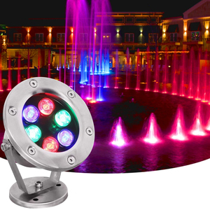Lumière <span class=keywords><strong>LED</strong></span> RGB pour extérieur et sous-marine, 6W, tout en acier inoxydable, 12V/24V, IP68, étanche, CRI élevé 80, lumière pour <span class=keywords><strong>fontaine</strong></span> et <span class=keywords><strong>piscine</strong></span> - Product Image 6