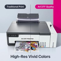 Imprimante DTF A4 CMYK avec encre blanche, machine d'impression par transfert à jet d'encre pour une personnalisation instantanée