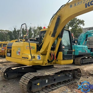 Mini-excavatrice sur chenilles Komatsu PC130 d'occasion, d'origine japonaise, 13 tonnes, avec boîte de vitesses, PLC et pompe hydraulique, pour travaux municipaux et urbains - Product Image 5